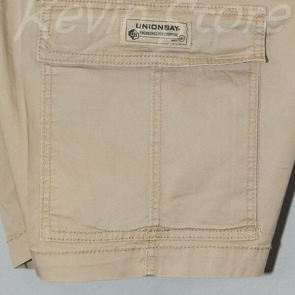 2  pairs , Tan , Gray  Union Bay Men's Cargo Shorts.Price is for 2 - Picture 4 of 12